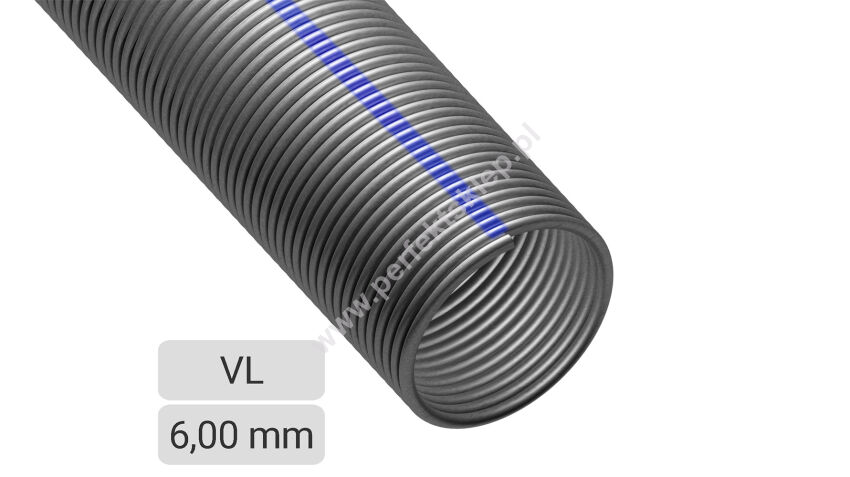 Sprężyna do bramy drut Ø 6,0mm średnica wew. 95mm lewoskrętna kulowana - cena za metr bieżący