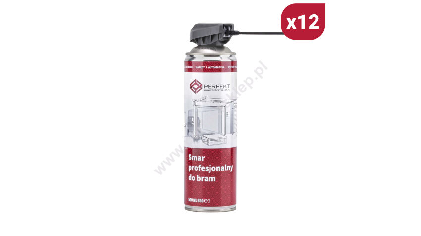 Zestaw 12szt. Smar profesjonalny do bram 500ml PerfektSklep nr kat. ECO-002