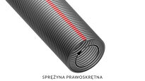 Sprężyna do bramy drut Ø 6,0mm średnica wew. 95mm prawoskrętna kulowana - cena za metr bieżący