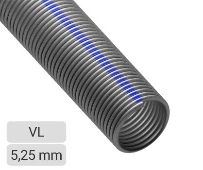 Sprężyna do bramy drut Ø 5,25mm średnica wew. 51mm lewoskrętna kulowana - cena za metr bieżący