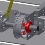 Łożysko typ BLG do podpór wału 25,4mm Flexi Force nr kat. USA-BLG