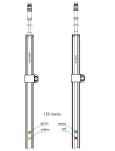 Kurtyna bezpieczeństwa bariera świetlna LIGI typu PNP L=2640mm M8 Snap-in Witt Sensoric nr kat. 318795