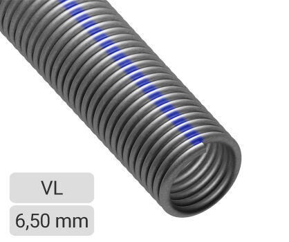 Sprężyna do bramy drut Ø 6,5mm średnica wew. 51mm lewoskrętna kulowana - cena za metr bieżący