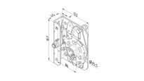 Urządzenie zabezpieczające przed skutkami pęknięcia sprężyny 95-152mm na wał 25,4mm prawe Doco International nr kat. 25449-R