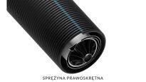 Sprężyna do bramy drut Ø 7,5mm średnica wew. 152mm prawoskrętna czarna - cena za metr bieżący