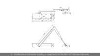 Samozamykacz ECO Schulte TS-11 z ramieniem standardowym nr kat. 5030006173 - rysunek techniczny (wymiary)