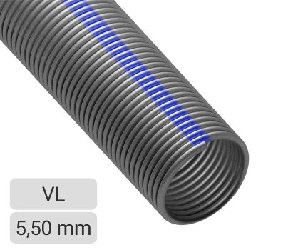 Sprężyna do bramy drut Ø 5,5mm średnica wew. 67mm lewoskrętna kulowana - cena za metr bieżący