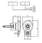 Fotokomórka bariera podczerwieni FOCUS 110 Witt Sensoric nr kat. 316404