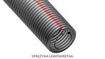 Sprężyna do bramy drut Ø 10,0mm średnica wew. 95mm prawoskrętna kulowana - cena za metr bieżący