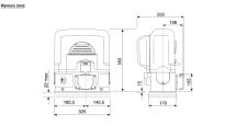 Napęd do bramy przesuwnej 1800kg CAME BK 1800 - ZESTAW