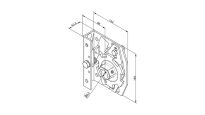 Urządzenie zabezpieczające przed skutkami pęknięcia sprężyny 95-152mm na wał 25,4mm lewe Flexi Force nr kat. 670LH