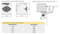 Napęd do bramy 2-skrzydłowej CAME FAST PLUS ZESTAW. Długość skrzydła max. 2,3m