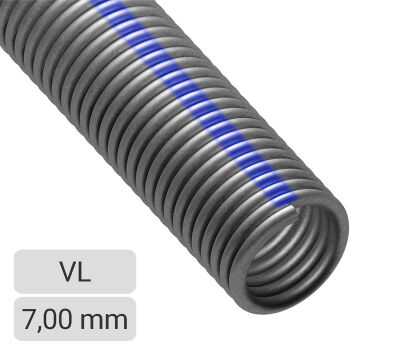 Sprężyna do bramy drut Ø 7,0mm średnica wew. 51mm lewoskrętna kulowana - cena za metr bieżący