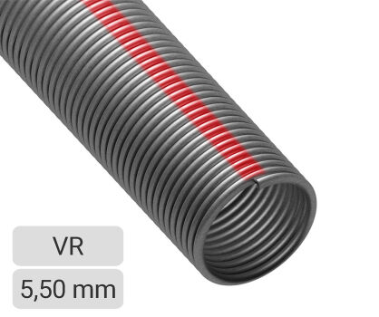 Sprężyna do bramy drut Ø 5,5mm średnica wew. 67mm prawoskrętna kulowana - cena za metr bieżący