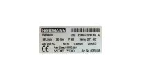 Napęd osiowy WA400 16U/min 50Nm 230V z AWG Hormann nr kat. 636108