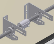 Podpora uniwersalna odległość do osi otworu regulowana 76-152mm Flexi Force nr kat. USA8L