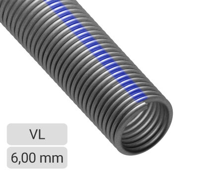 Sprężyna do bramy drut Ø 6,0mm średnica wew. 51mm lewoskrętna kulowana - cena za metr bieżący