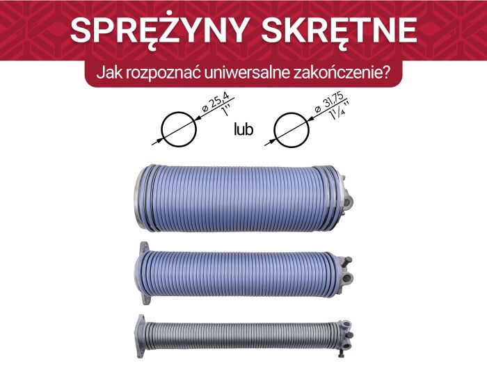 Jak rozpoznać uniwersalne zakończenie sprężyny?