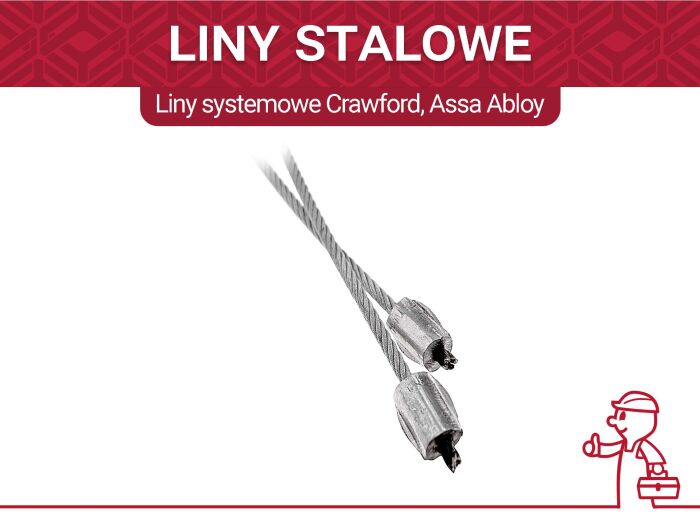 Jak zakładać liny zakończone stoperem Crawford/Assa Abloy?