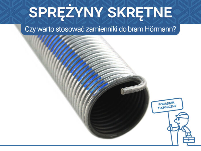 Sprężyna do bramy Hormann. Czy warto zastosować zamiennik?